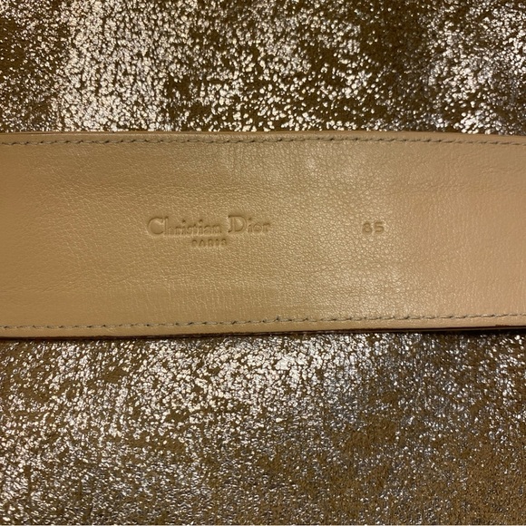 Christian Dior leather belt 65 - Picture 4 of 9